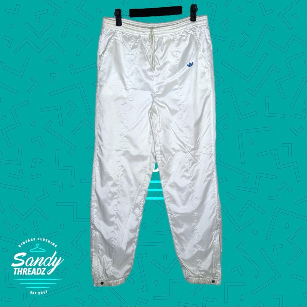 Vintage Adidas White Track Pants joggers - Picture 3 of 8